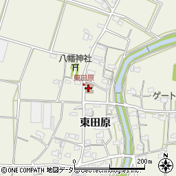 東田原公民館周辺の地図