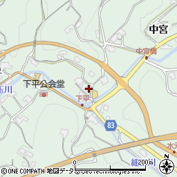 長野県飯田市上久堅443周辺の地図