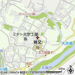長野県飯田市時又332-2周辺の地図
