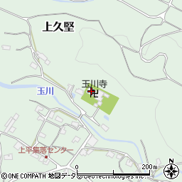 玉川寺周辺の地図