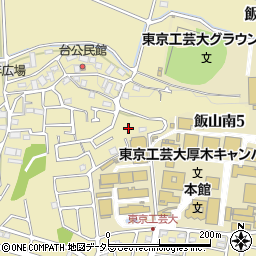 神奈川県厚木市飯山南5丁目62周辺の地図