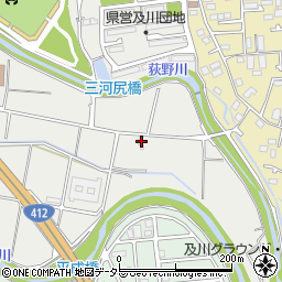 神奈川県厚木市及川741周辺の地図