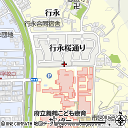 京都府舞鶴市行永桜通り132周辺の地図