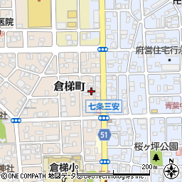 京都府舞鶴市倉梯町14-5周辺の地図