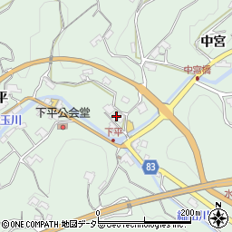 長野県飯田市上久堅444周辺の地図