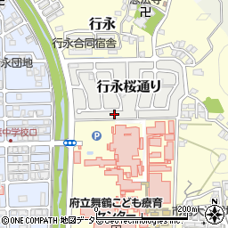 京都府舞鶴市行永桜通り134周辺の地図
