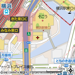 ミクニ ヨコハマ周辺の地図