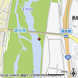 源太橋周辺の地図