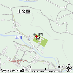 玉川寺周辺の地図