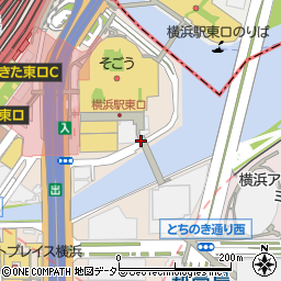 【温故知新！西区てくてくスケッチ　55】 横浜駅東口バスターミナル周辺の地図