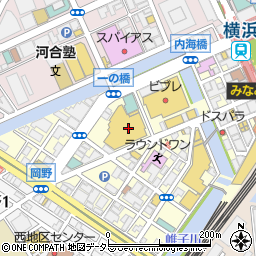 ＭｅｎｉｃｏｎＭｉｒｕＣｅｅＵ　Ｙｏｋｏｈａｍａ店周辺の地図