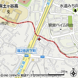 神奈川県横浜市旭区市沢町255周辺の地図