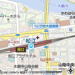 一畑百貨店松江店ＢＦ食品　食品事務所周辺の地図