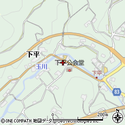 長野県飯田市上久堅下平7877周辺の地図