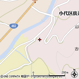 兵庫県美方郡香美町小代区廣井1周辺の地図