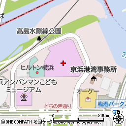 Ｋアリーナ横浜周辺の地図