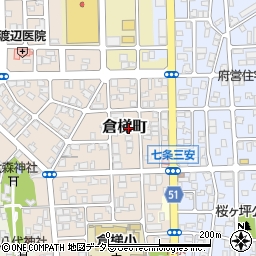 京都府舞鶴市倉梯町15-6周辺の地図