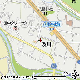 神奈川県厚木市及川643周辺の地図