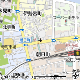 島根県松江市朝日町492周辺の地図