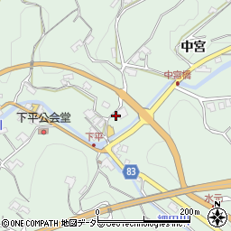 長野県飯田市上久堅446周辺の地図
