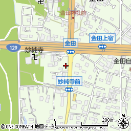 神奈川県厚木市金田293周辺の地図