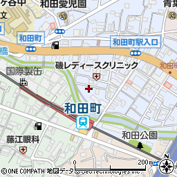 和田町五月荘周辺の地図