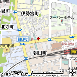 島根県松江市朝日町491周辺の地図
