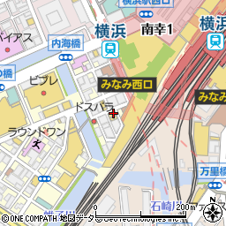マクドナルド横浜西口５番街店周辺の地図