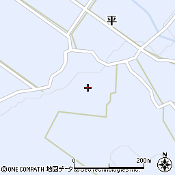 鳥取県西伯郡大山町平321周辺の地図