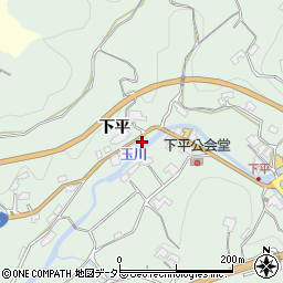 長野県飯田市上久堅下平221周辺の地図
