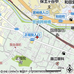 神奈川県横浜市保土ケ谷区仏向町218周辺の地図