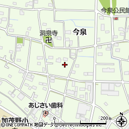 岐阜県美濃加茂市加茂野町今泉周辺の地図