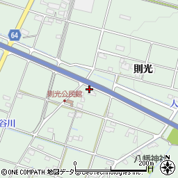 岐阜県美濃加茂市下米田町（則光）周辺の地図