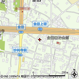 神奈川県厚木市金田674周辺の地図