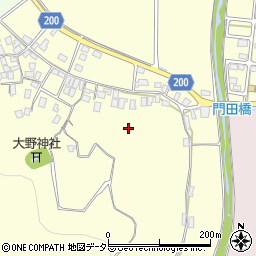 鳥取県東伯郡湯梨浜町門田周辺の地図