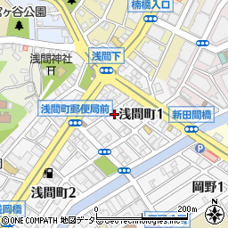 〒220-0072 神奈川県横浜市西区浅間町の地図