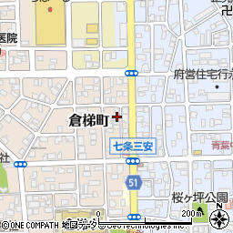 京都府舞鶴市倉梯町14-3周辺の地図