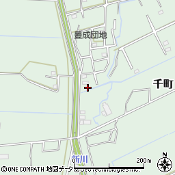 千葉県茂原市千町3368-2周辺の地図