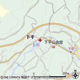 長野県飯田市上久堅下平221-1周辺の地図