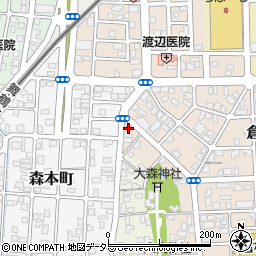 京都府舞鶴市倉梯町21-2周辺の地図