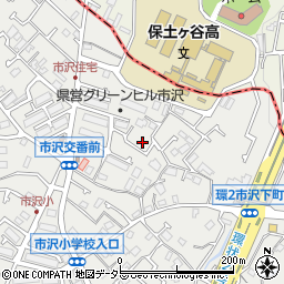 神奈川県横浜市旭区市沢町118-5周辺の地図