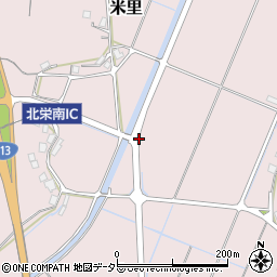 北栄南ＩＣ周辺の地図