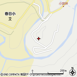 岐阜県揖斐郡揖斐川町春日小宮神1147周辺の地図