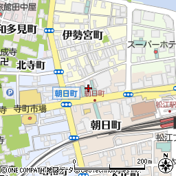 ダイワボウ情報システム株式会社　松江支店周辺の地図