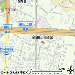 神奈川県厚木市金田680周辺の地図