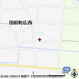 鳥取県鳥取市国府町広西47周辺の地図