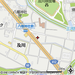 神奈川県厚木市及川661周辺の地図