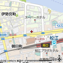 明治安田生命保険相互会社　松江支社周辺の地図