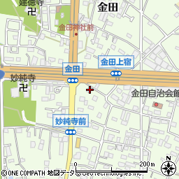 神奈川県厚木市金田465周辺の地図