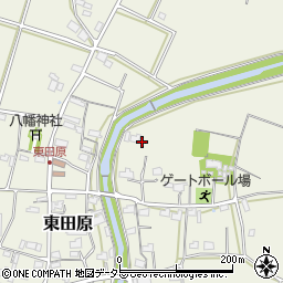 岐阜県関市東田原563周辺の地図